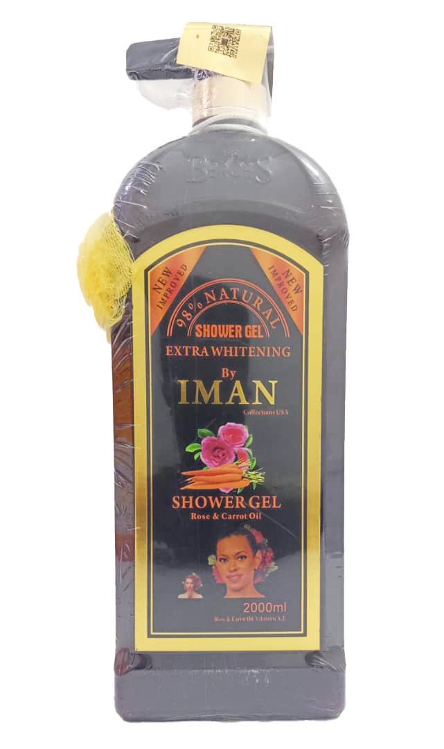 IMAN Extra Whitening Shower Gel (Rose & Carrot)200ml | BLM2a