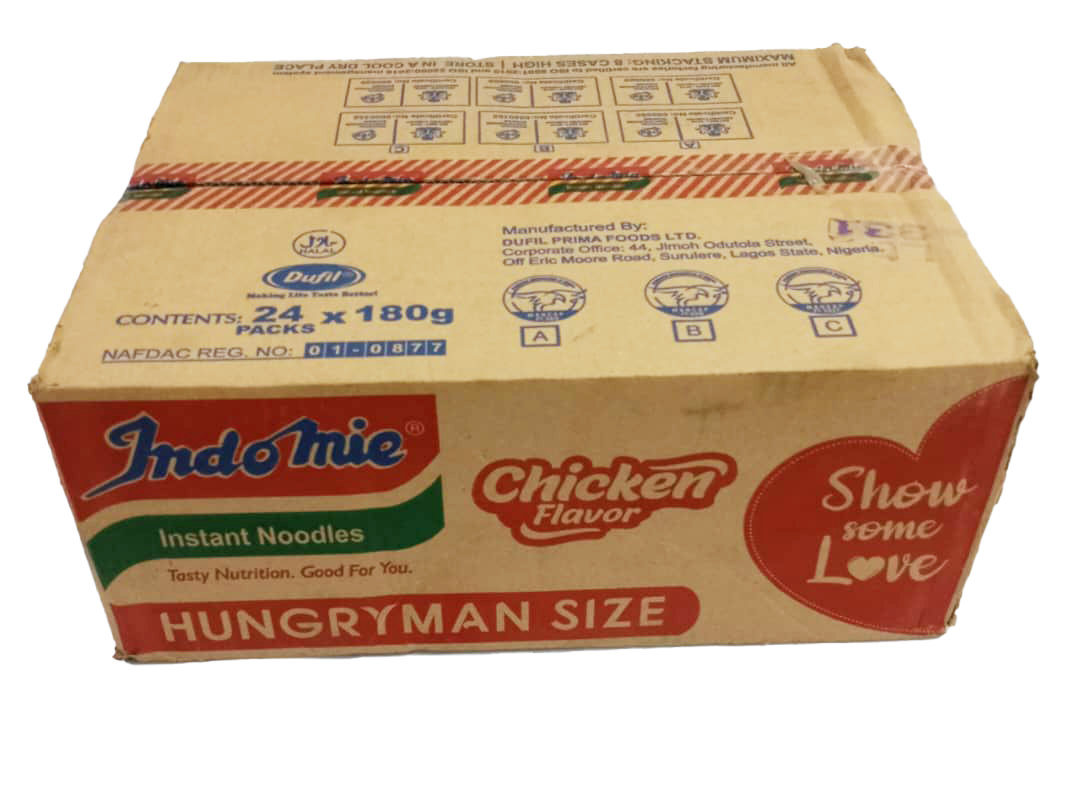 Indomie Instant Noodles Chicken Flavour Hungryman Size 180gx24 (Carton) | KMS9a