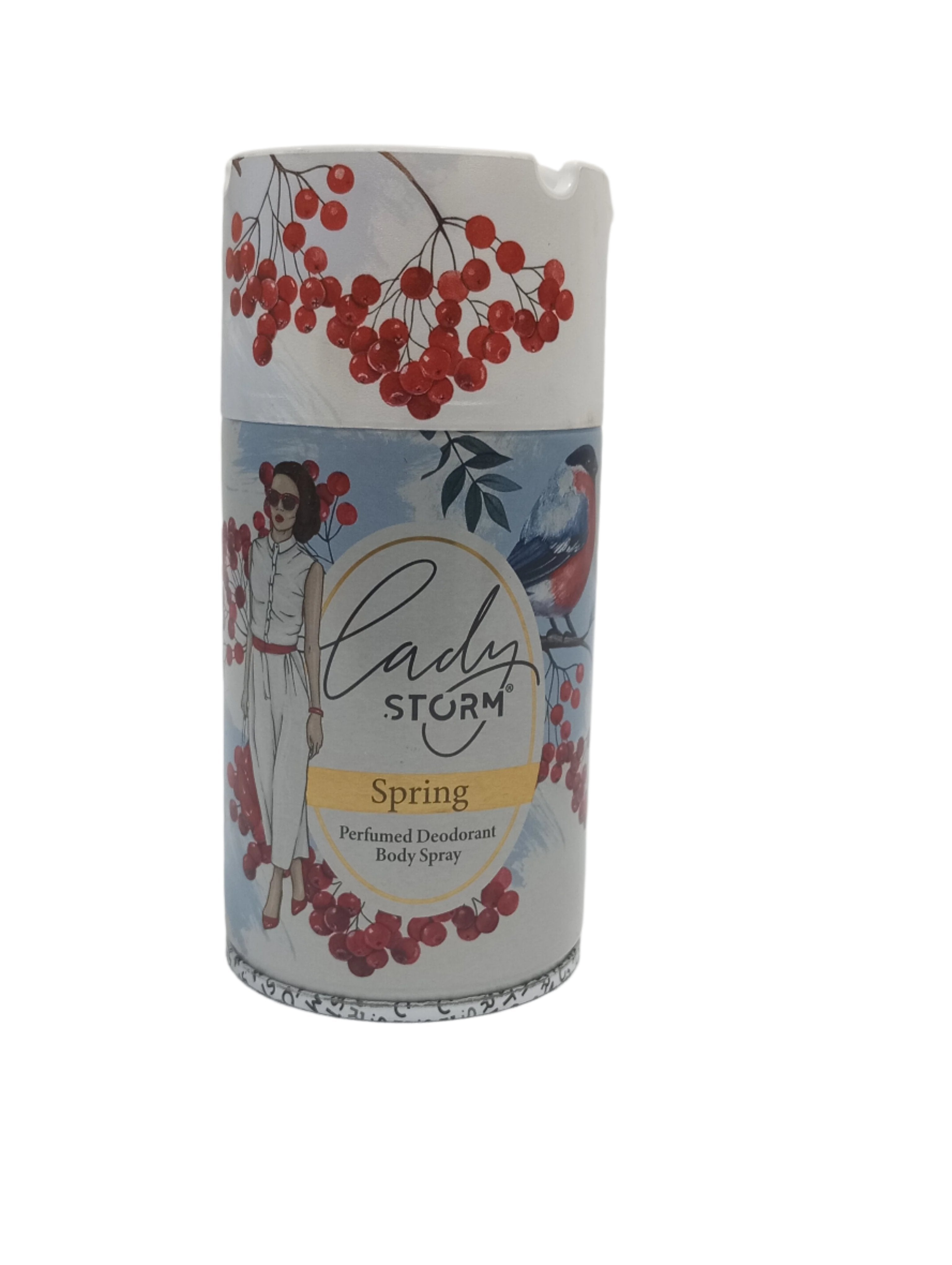 Lady Storm Spring Perfumed Deodorant Body Spray 250ML, Blue | TNB25d