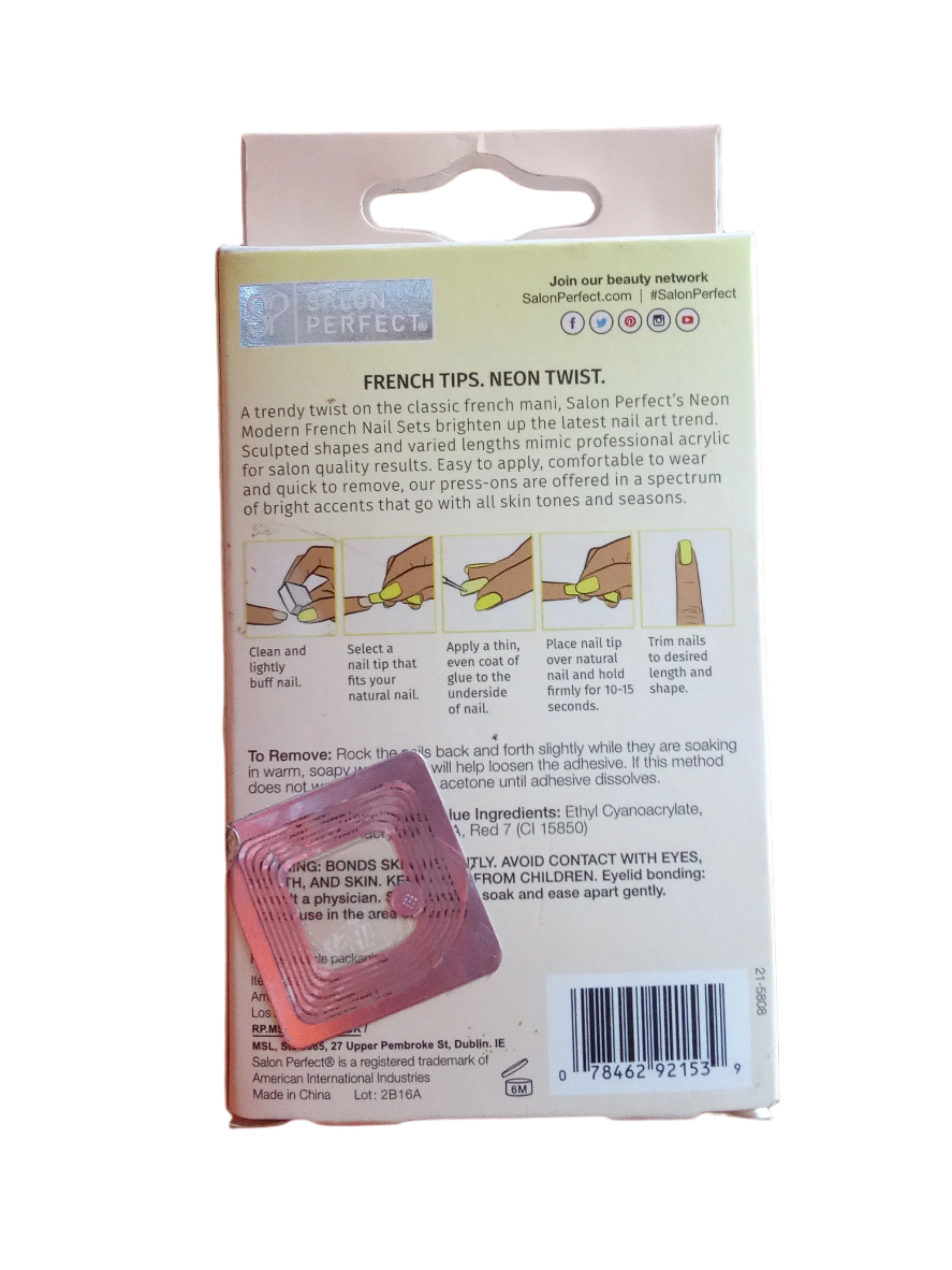 French Nail Set (includes 24 Nails) | BGLT1b