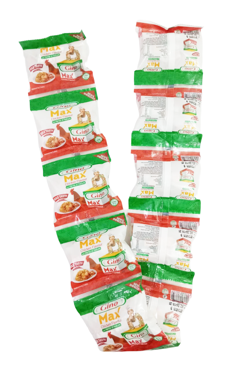 Gino Max Chicken Flavour With Herbs Of Nature 20 Cubes, 90g | GBL4a