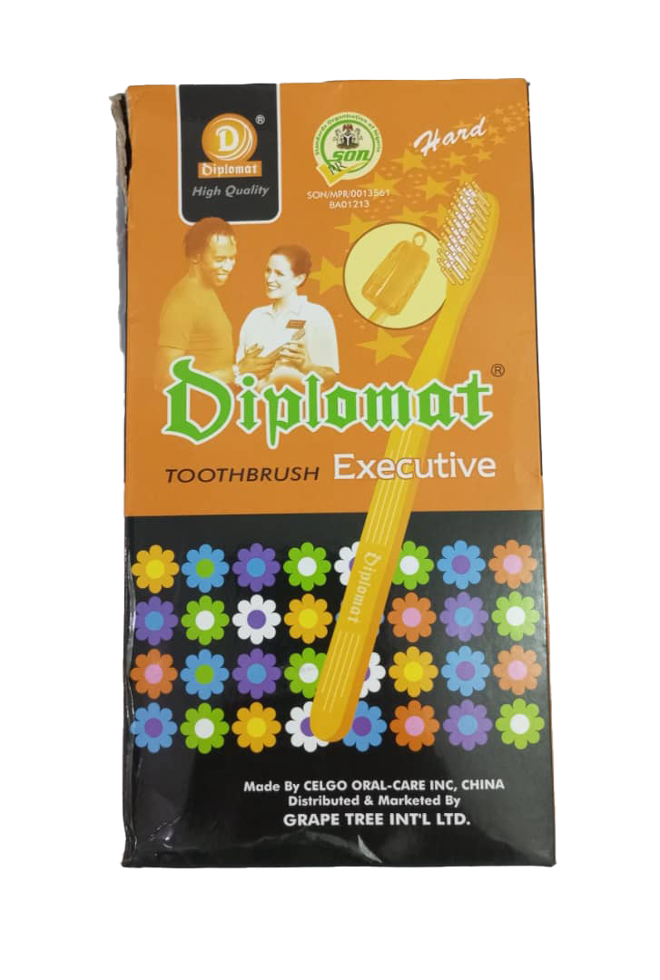 Hard Diplomat Toothbrush Executive, Purple | EVG40a