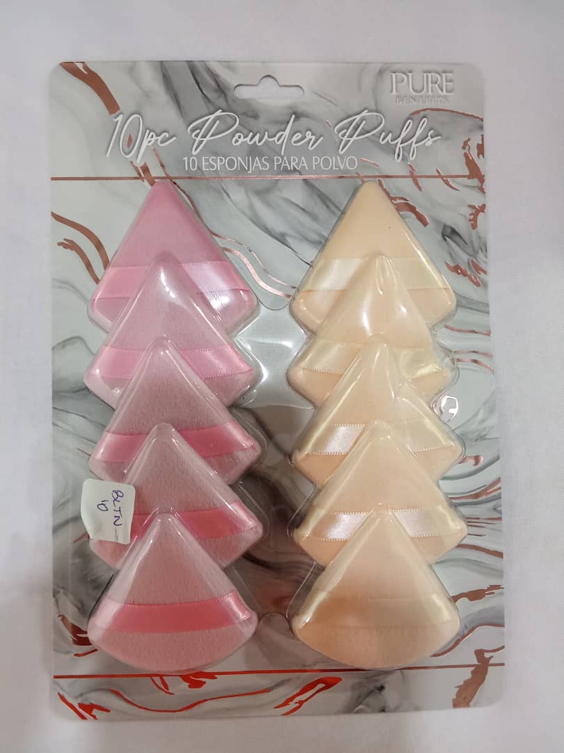 Pure Benefits Face Powder Puffs, 10-Pieces or 1-Piece | BLTN38