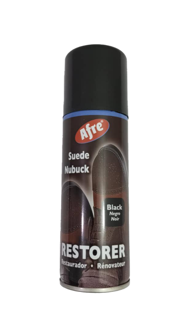 Afre Suede Nubuck Black Negro Noir Restorer Black, 200ml | EVG34a