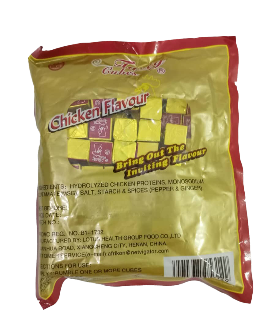 Tasty Cubes Chicken Flavour 80 Cubes PKT B/S, 320g | 2GNV3a-GDS