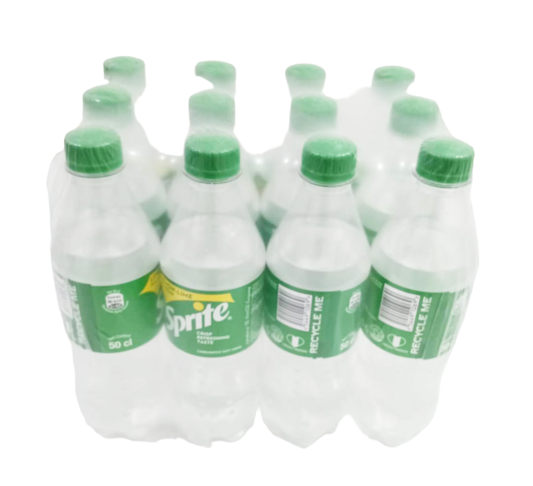 Lemon-Lime Flavour Sprite Crisp Refreshing Taste, 50CL, Pack of 12 | BCL9a