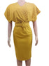 Classy Elegant Beaded Gown (Dress) for Ladies 2XL, Gold | MNE3a