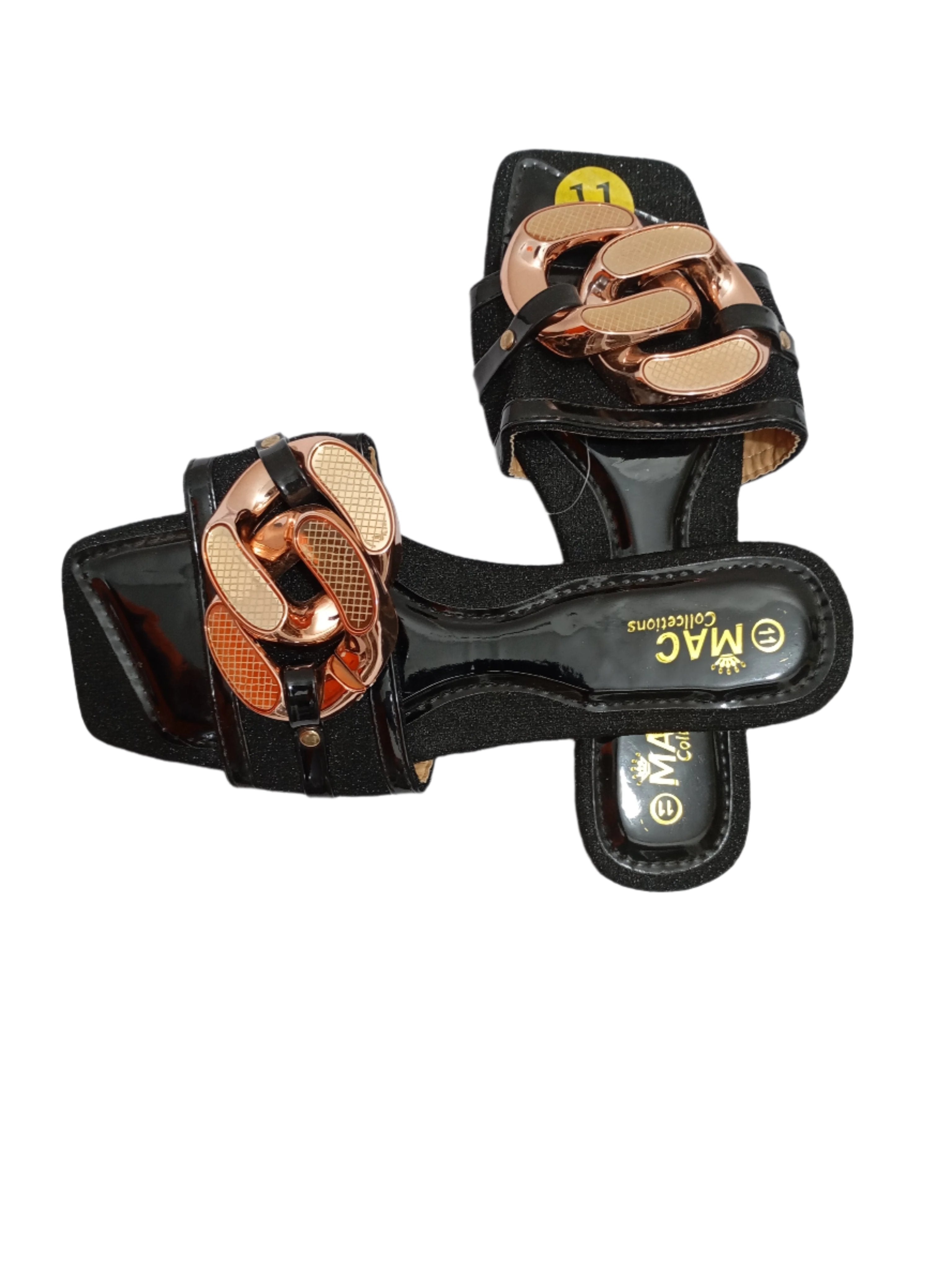 Fancy Mac 100% Chain Slippers Shoe | DNY4b