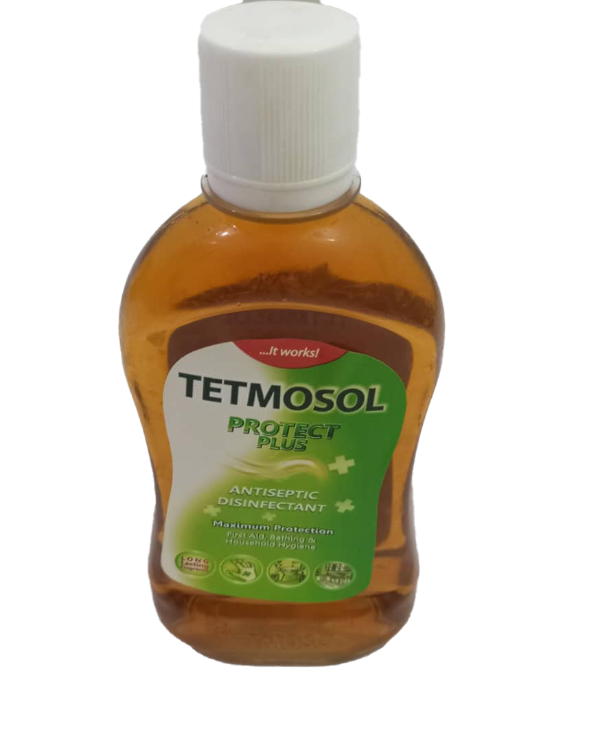 Tetmosol Protect Plus Antiseptic Disinfectant Maximum Protection, 250ml | EVG17a