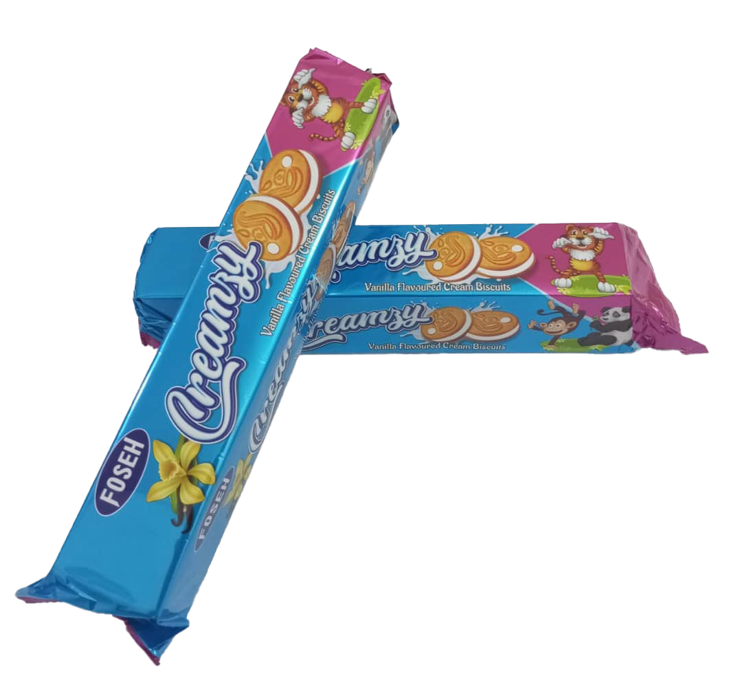 Foseh Creamzy Vanilla Flavoured Cream Biscuits, 150g | GMP13a