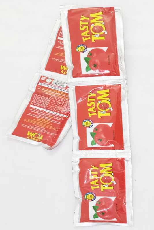 Tasty Tom Satchet Roll, 5 Pieces Per Roll 300g, Red | 2GNV14a-GDS