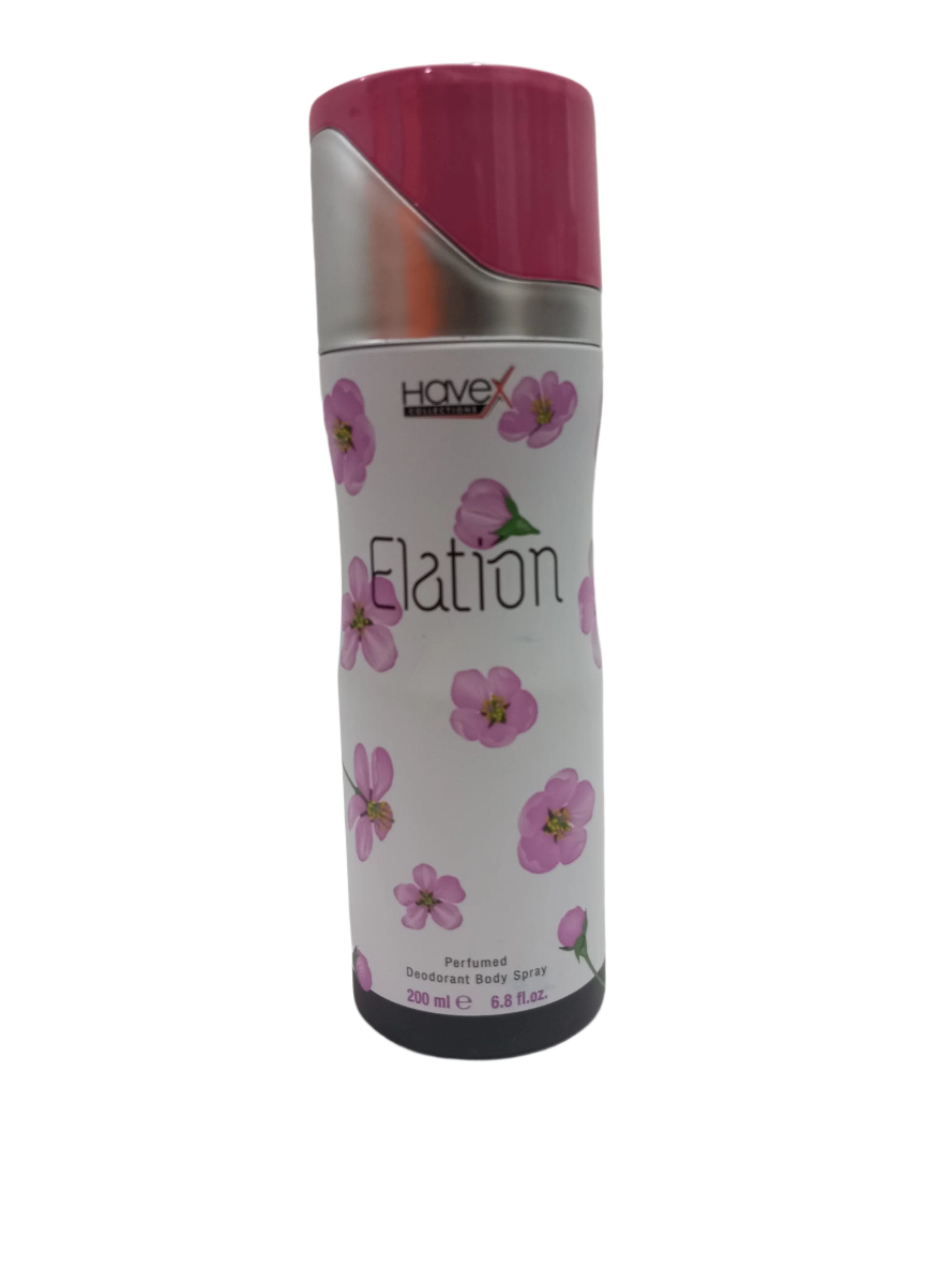 Havex Collection Elation Perfumed Deodorant Body Spray 200ML, Pink | TNB10a