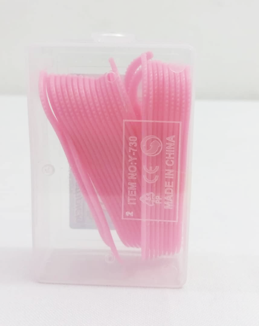 Dental Floss/Toothpick 30 pieces, Pink | GMC6d
