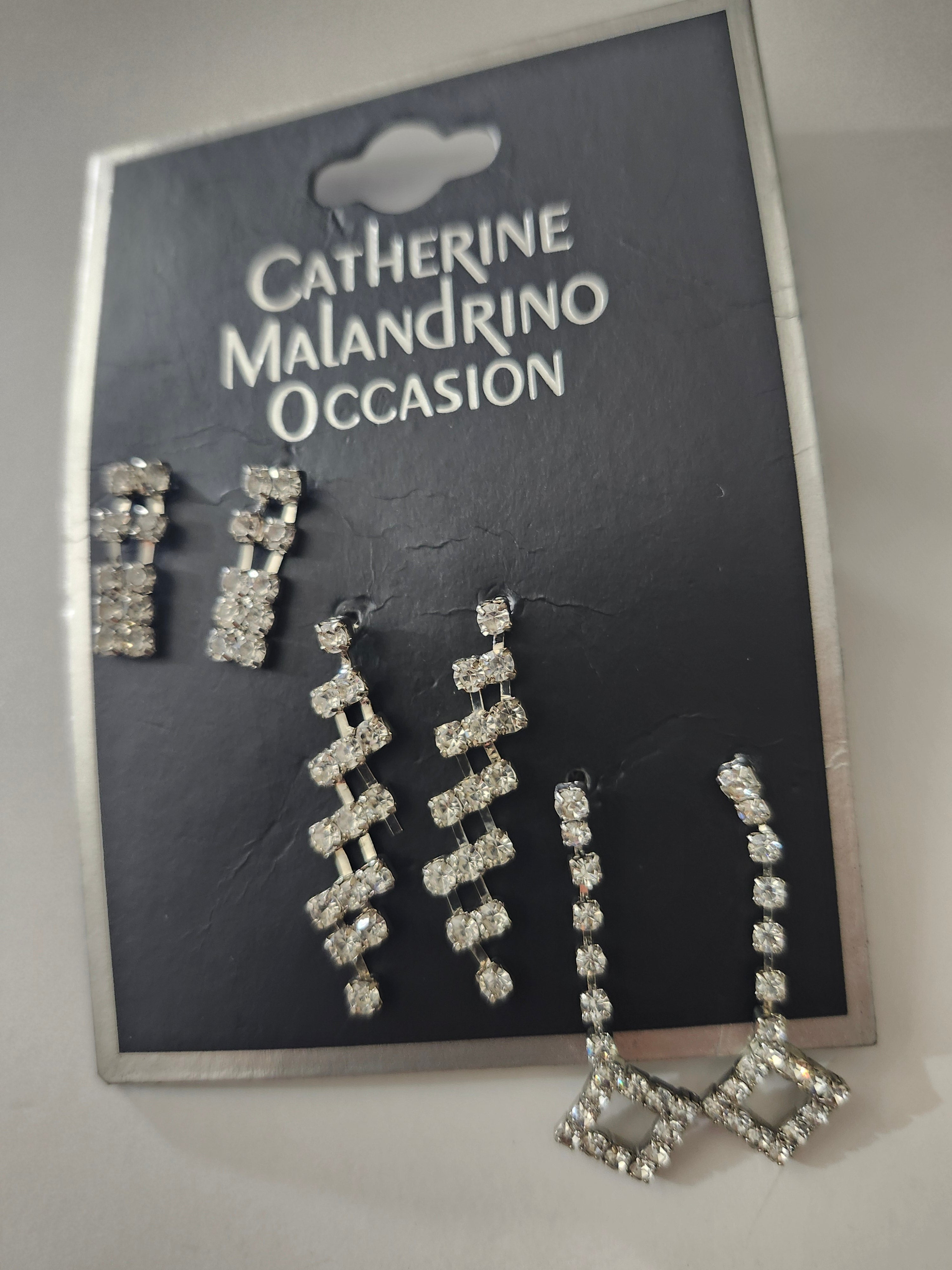 Catherine Malandrino Women's Party Earring Collection Pack, 3 Pairs | 2BLTN131XA