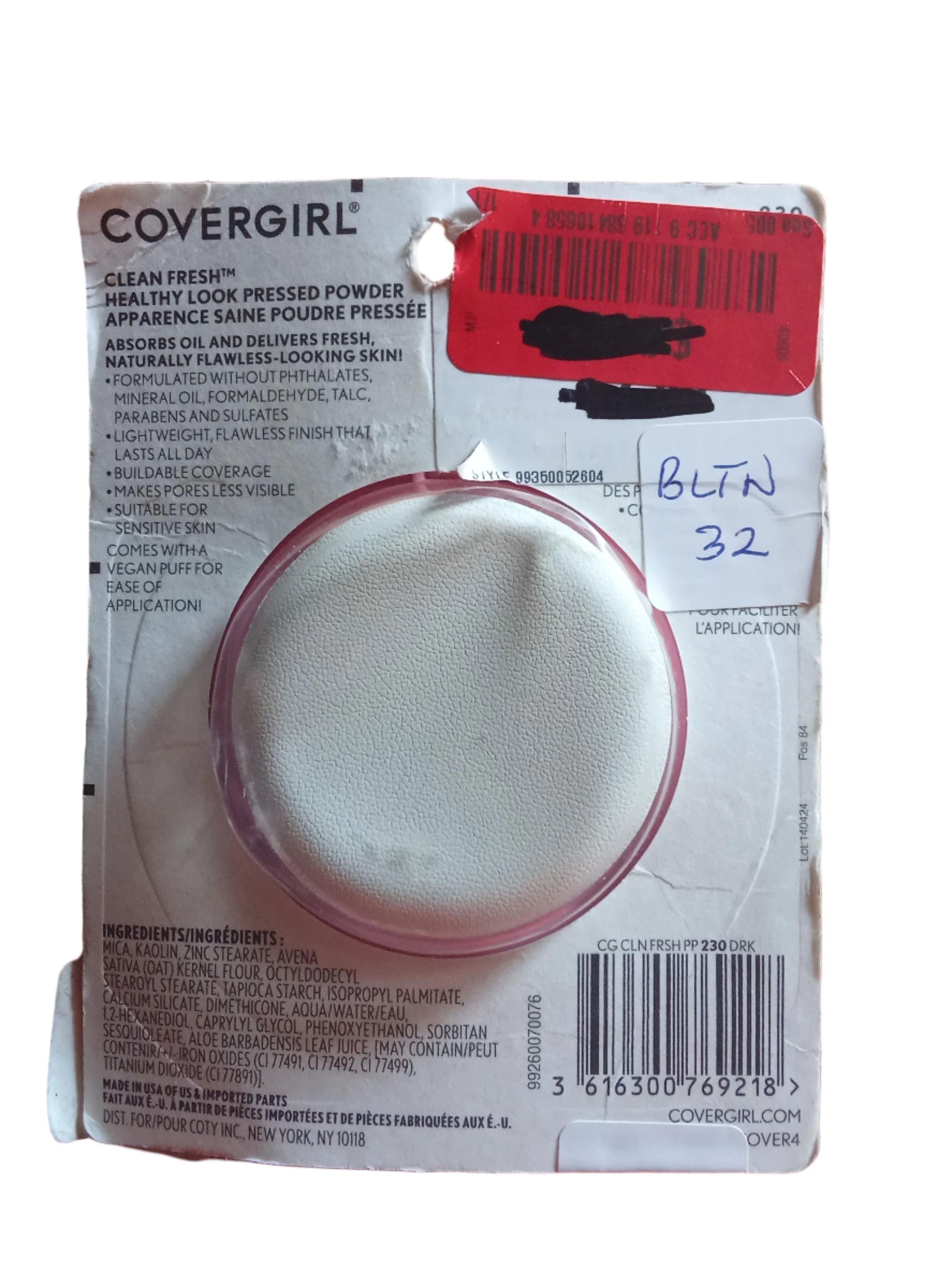 Covergirl Clean Fresh Foundation Powder, Face Powder (color) | BLTN32
