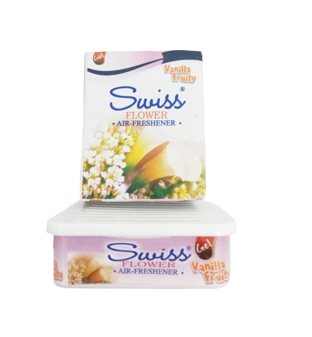 Vanilla Fruity Swiss Flower Air Freshner, 45g | EVG10a