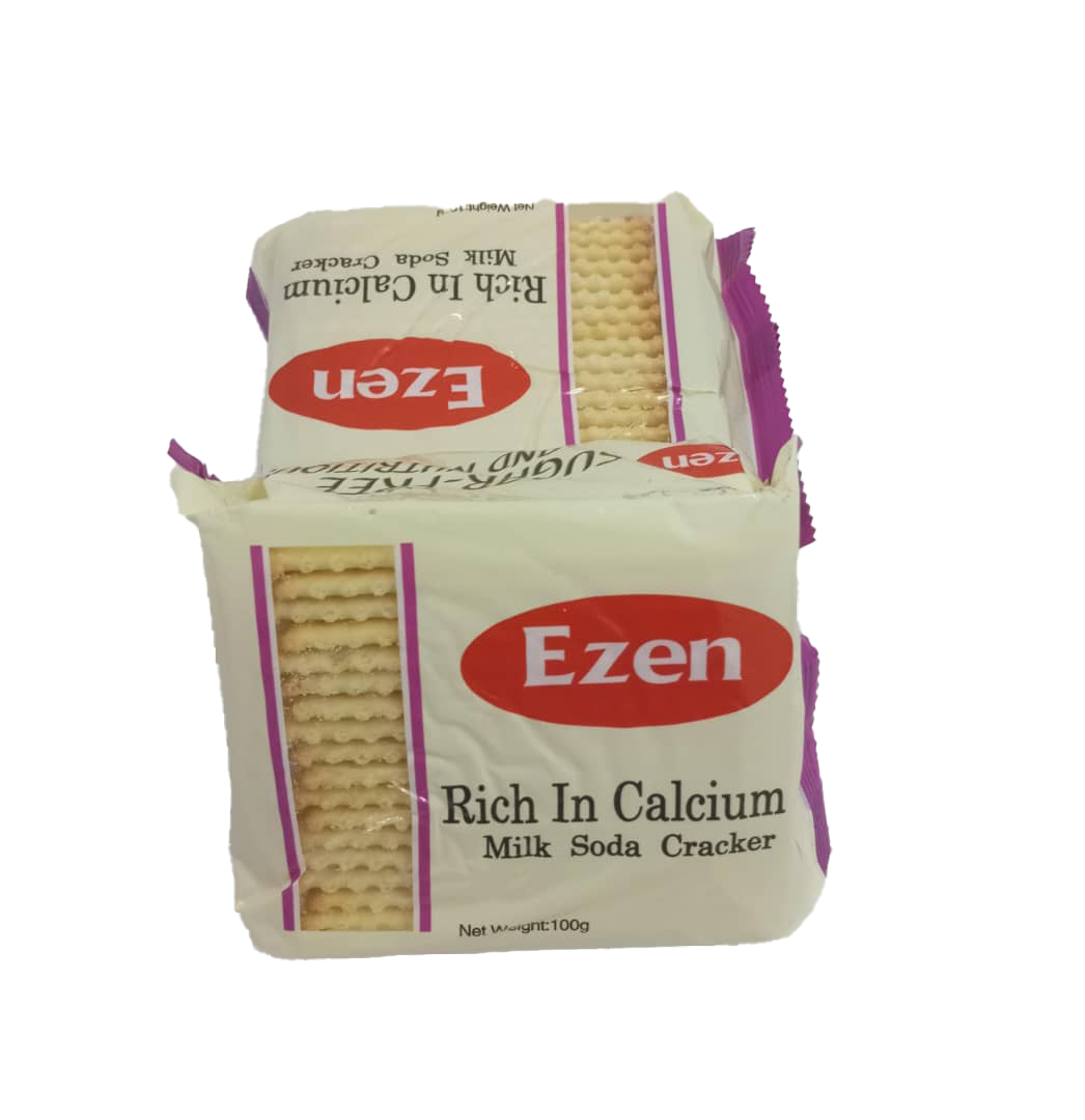 Ezen Rich In Calcium Milk Soda Cracker, 100g |GMP46a
