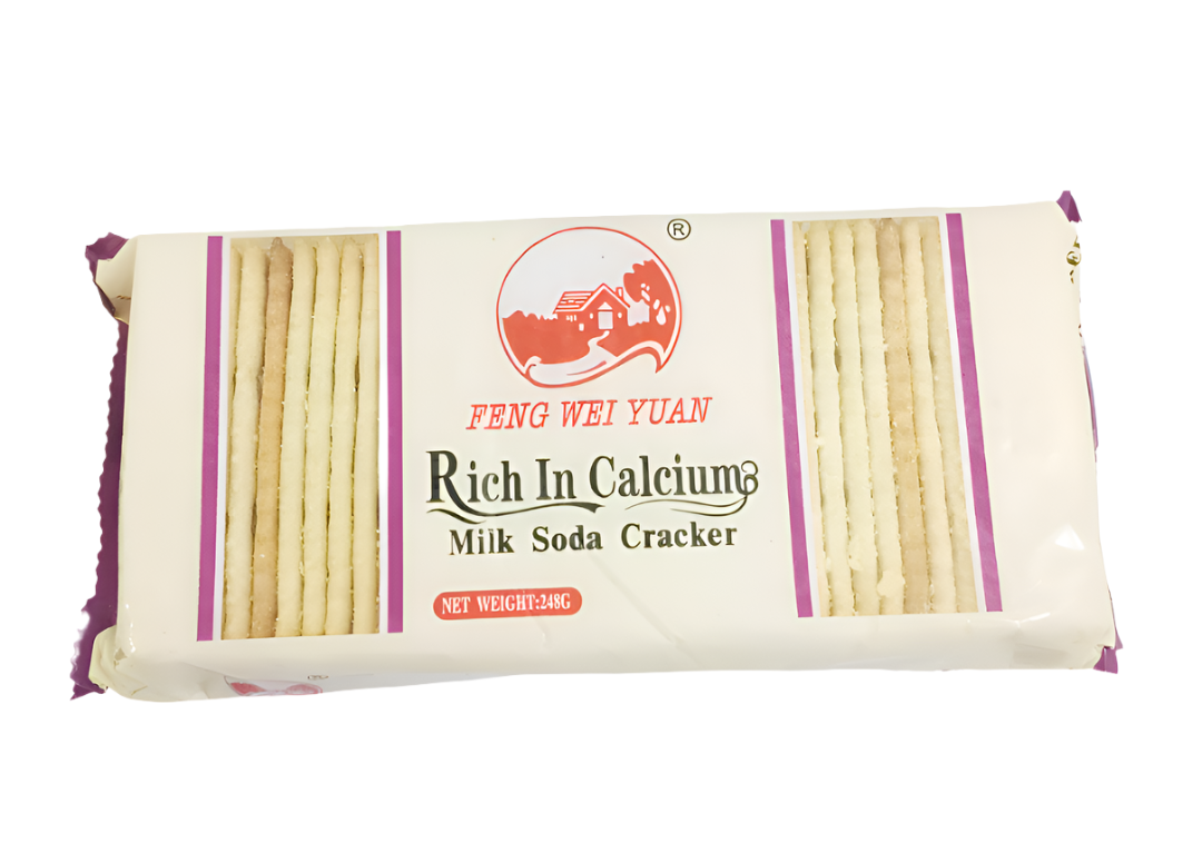 Feng Wei Yuan Rich In Calcium Milk Soda Cracker, 248g |GMP19b