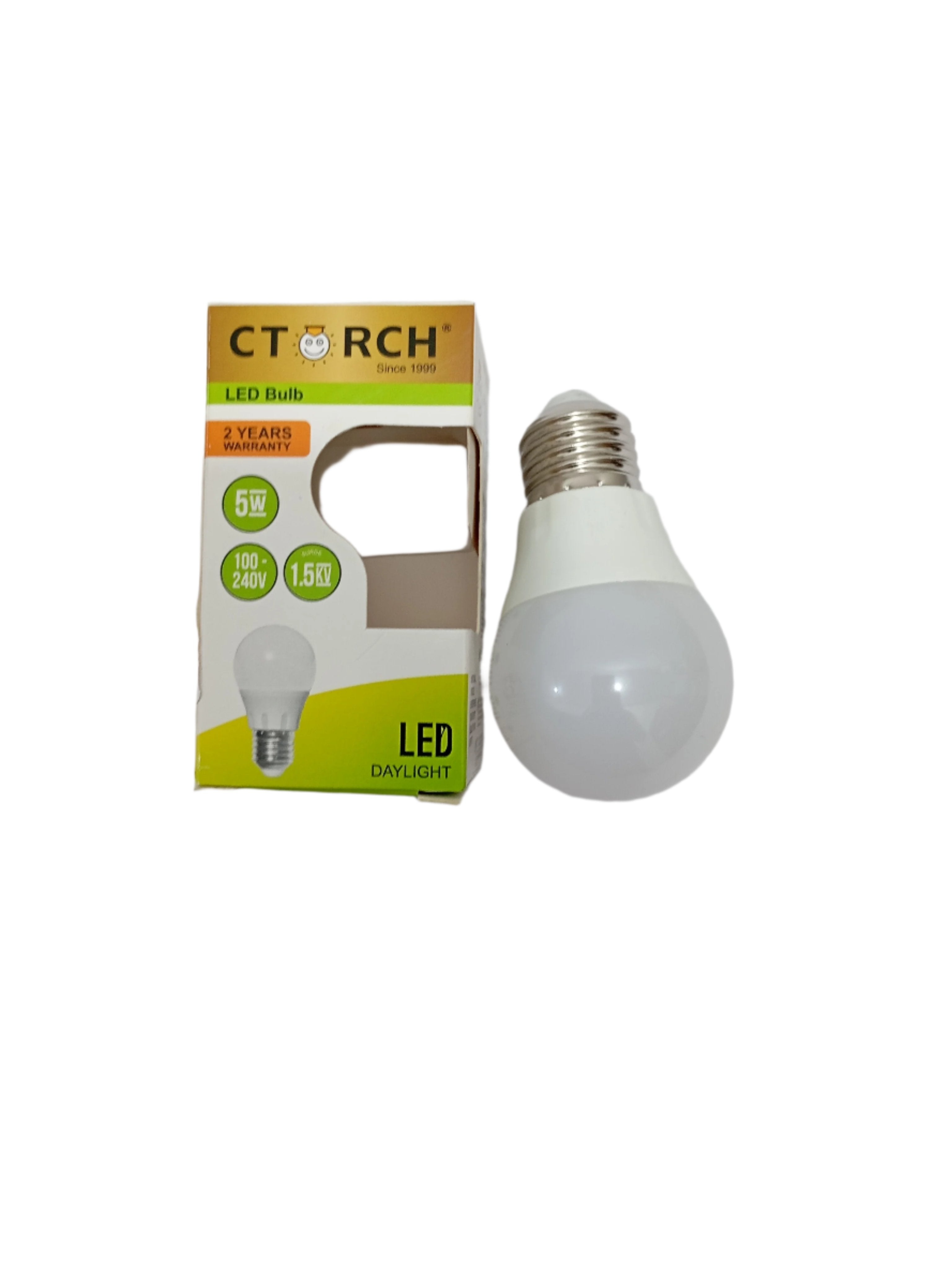 CTorch LED Daylight Bulb 5W (Screw Light bulb) White | CVE7a