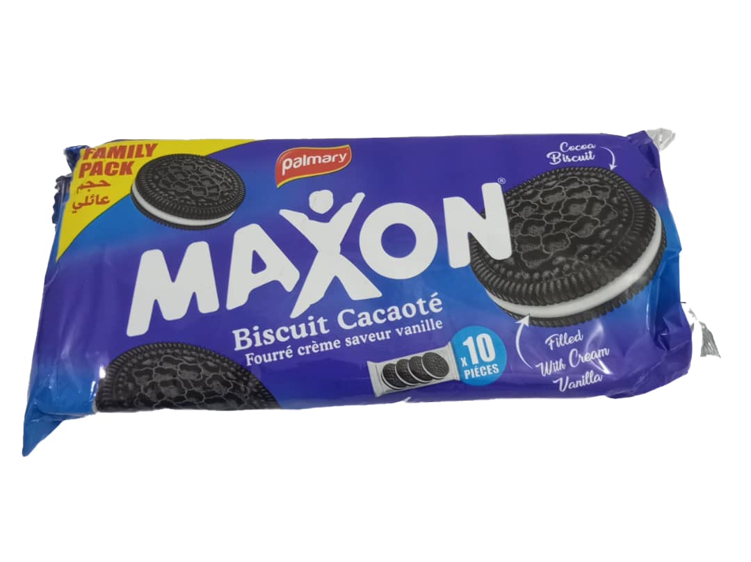 Palmary Maxon Biscuit Filled with Cream Vanilla, 380g |GMP16c