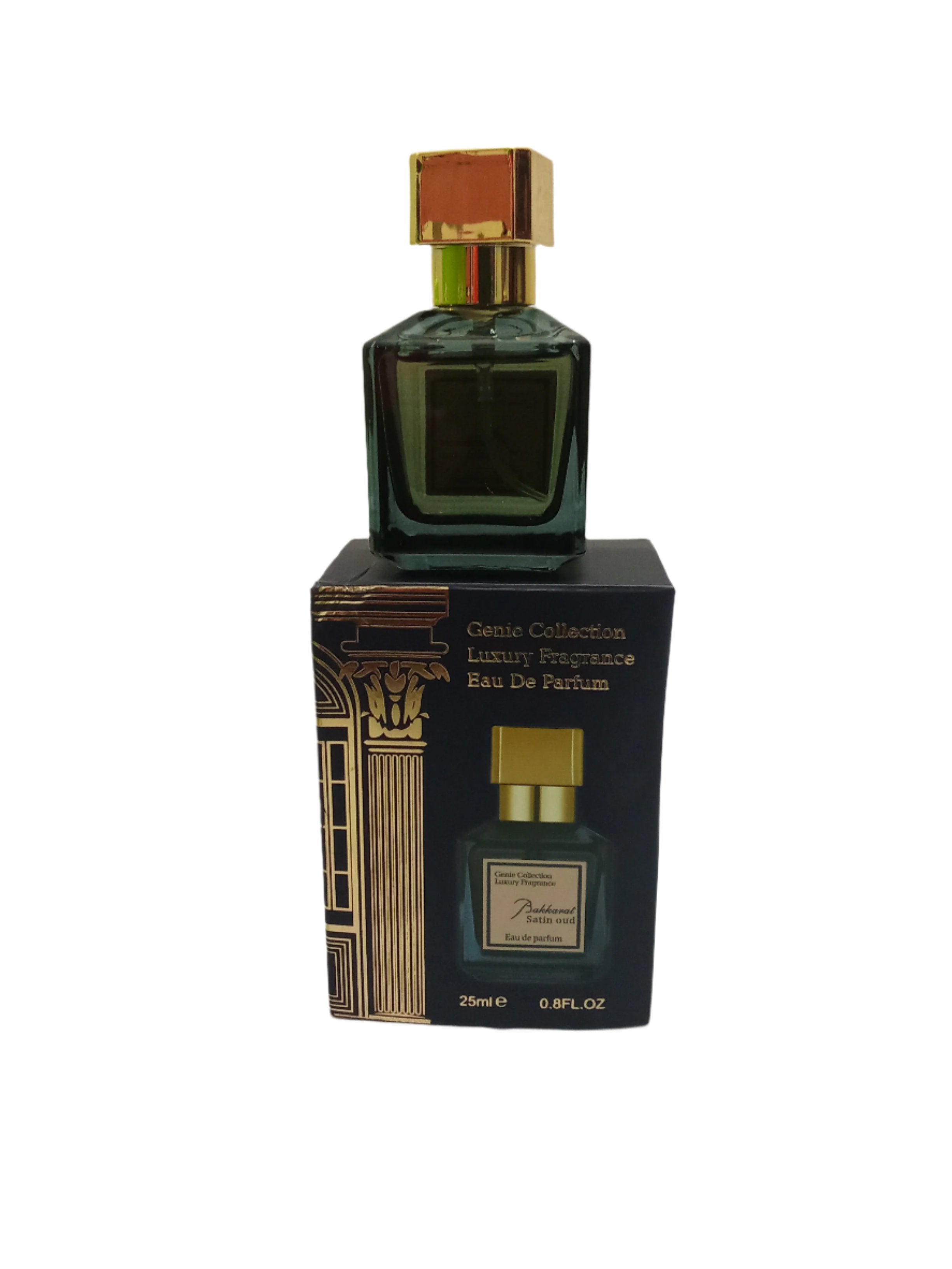 Bakkarat Satin Oud Luxury Fragrance Genie Collection Eau De Parfum 25ML, | TNB18a