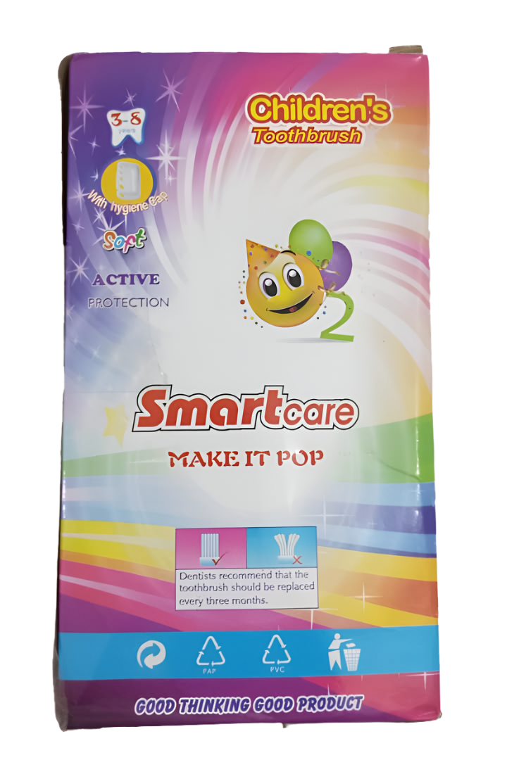 Smartcare Active Protection Children's Toothbrush 3-8 Years Makeitpop, Yellow | EVG43c