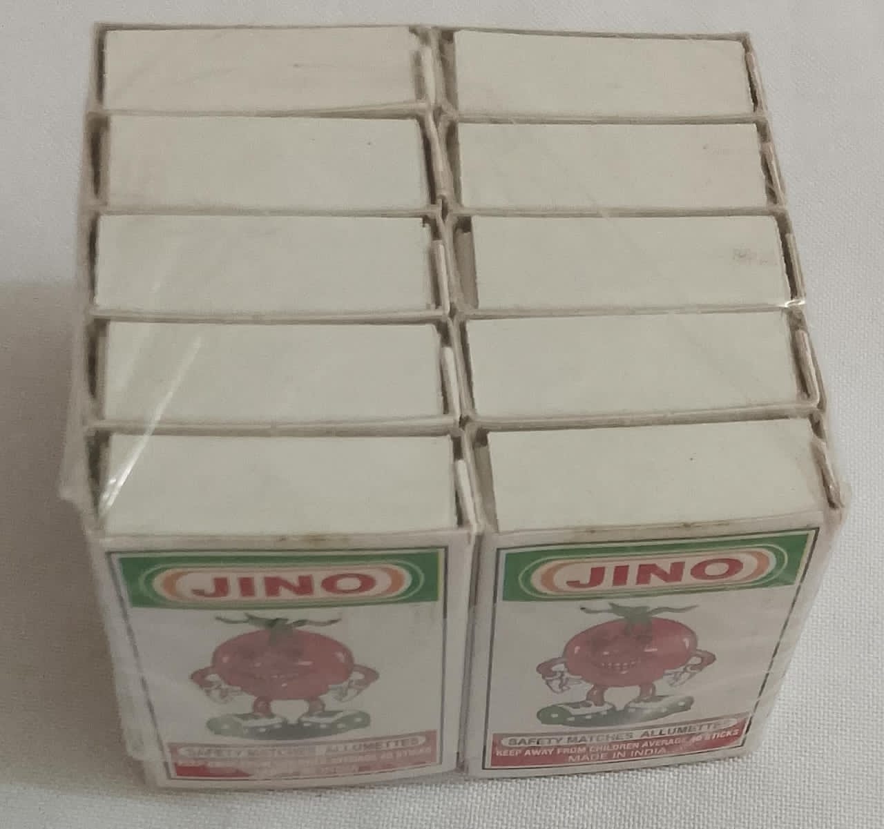 Best Selling Jino Safety Matches Allumetters Pack of 10, DNF26b