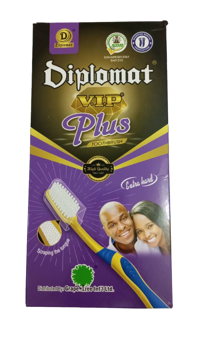 Diplomat Vip Plus Toothbrush, Purple | EVG39d