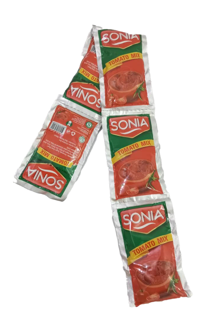 Sonia Tomato Mix Sachet Roll, 5 Pieces Per Roll 300g, Red | 2GNV15a-GDS