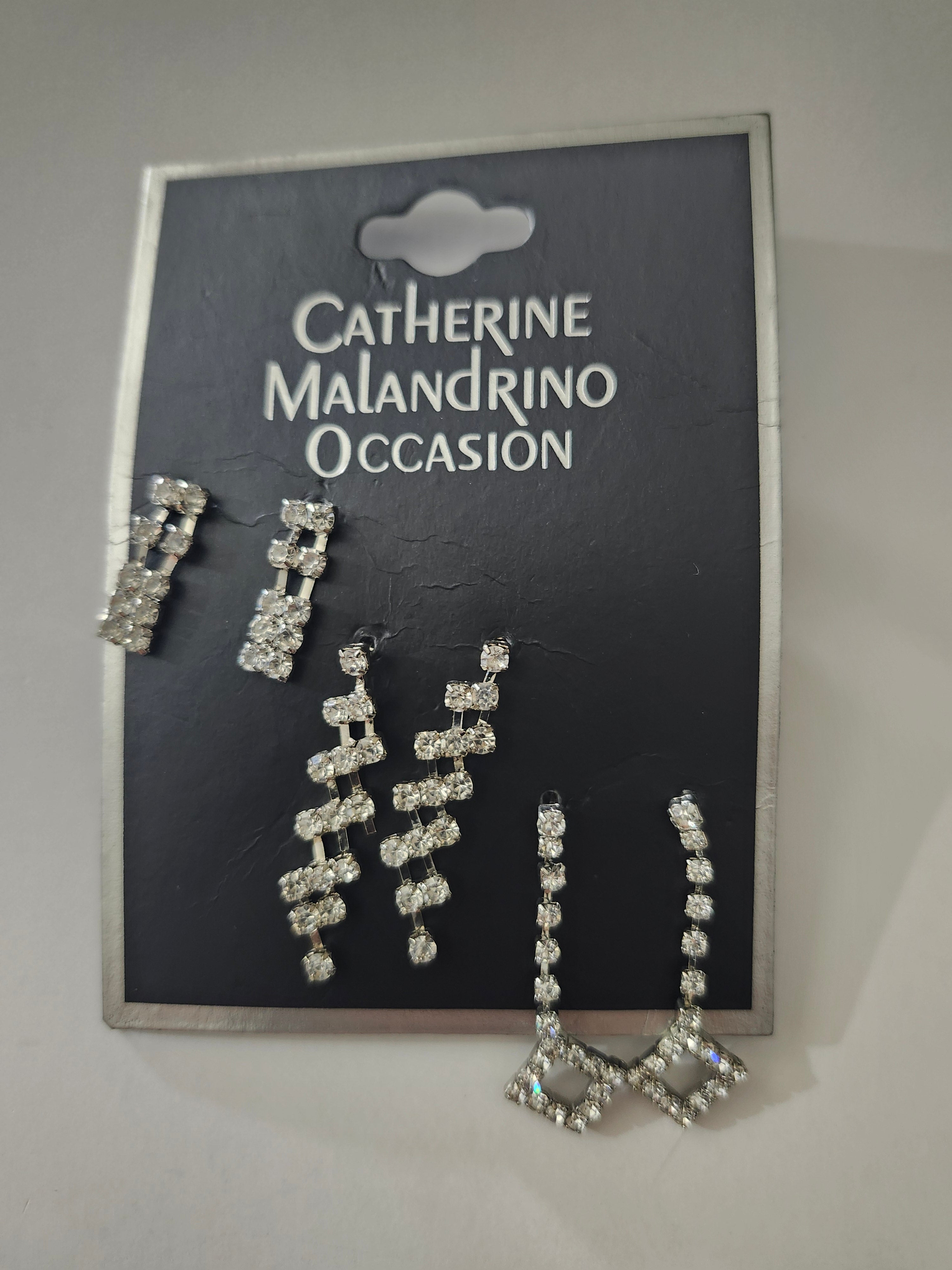 Catherine Malandrino Women's Party Earring Collection Pack, 3 Pairs | 2BLTN131XA