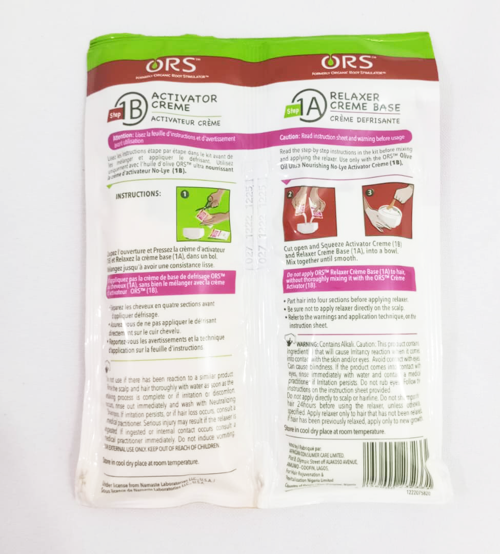 ORS Olive Oil Girls No Lye Relaxer Activator Creme, 138g | UGM22a