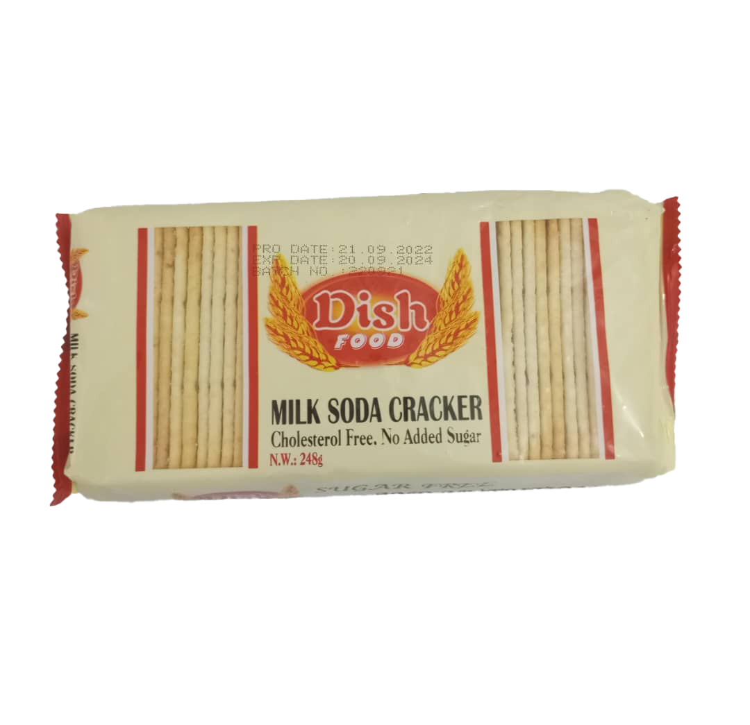 Dish Food Milk Soda Cracker, 248g |GMP19a