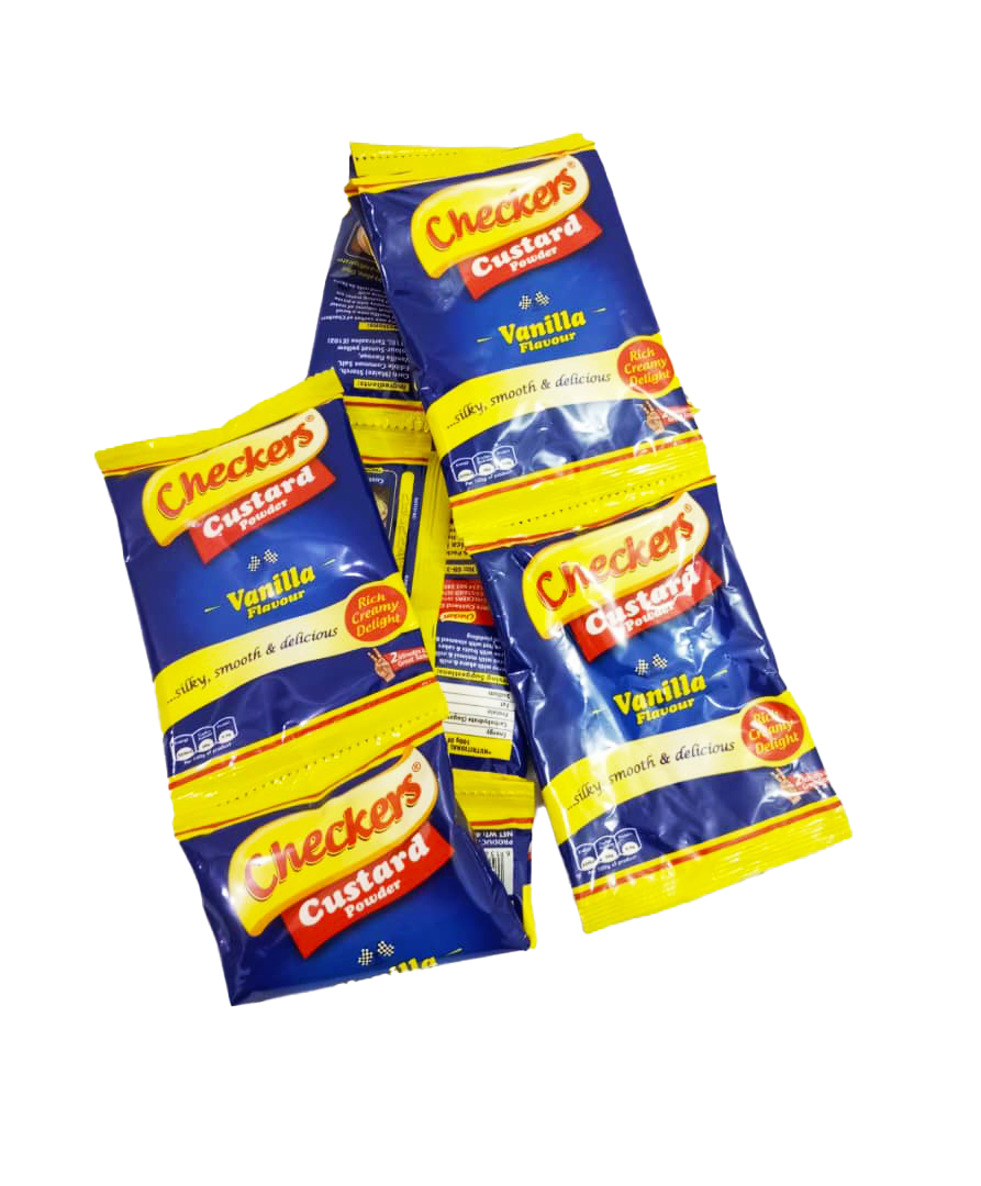1 Roll New Checkers Custard Powder Rich Creamy Delight With Vanilla Flavour 8 Pieces Per Roll, 400g | CWT29a
