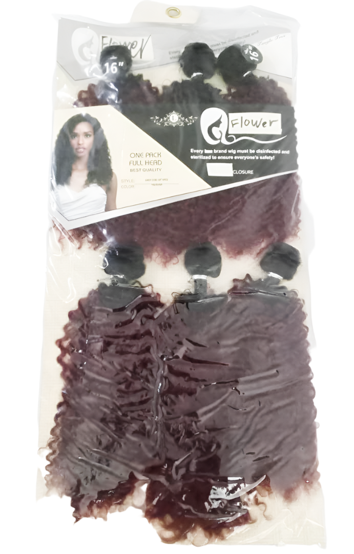 Flower Curls Weave-on Hair Attachment | CBG5a