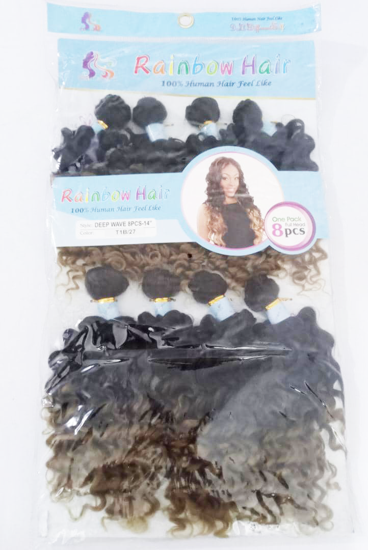 Rainbow Weave-on Hair Attachment | CBG6b