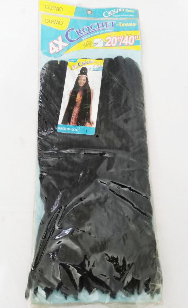 Glamo Fans Loc Crotchet 20"/40"Attachment | CHH3c