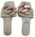 Fancy Mac 100% Chain Slippers Shoe | DNY4a