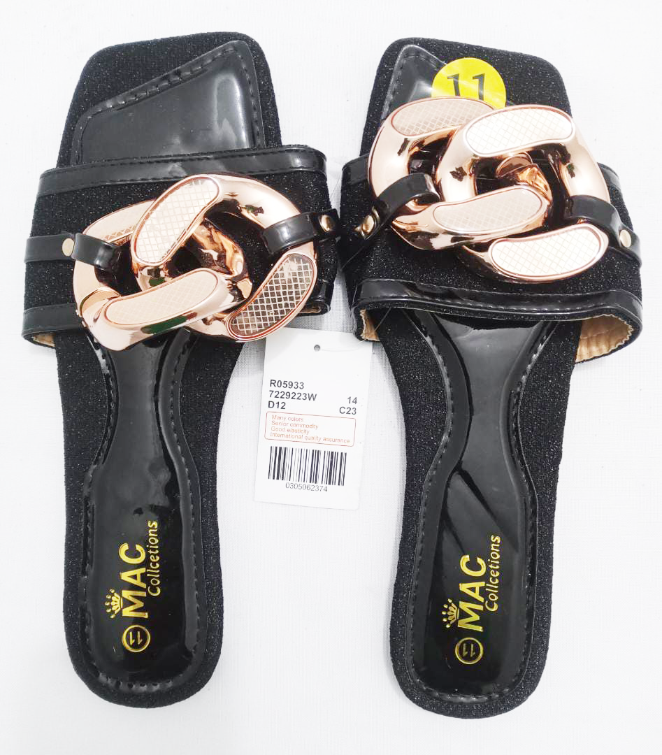 Fancy Mac 100% Chain Slippers Shoe | DNY4b