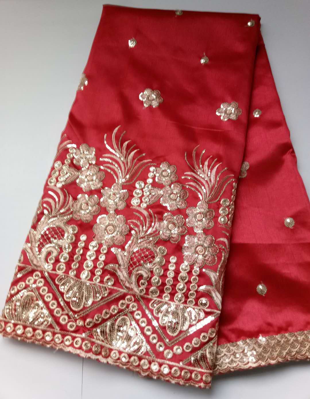 Indian Dubai Embroidered African Lace George (5 Yards Per Piece) | GLZ503 | AFRS436