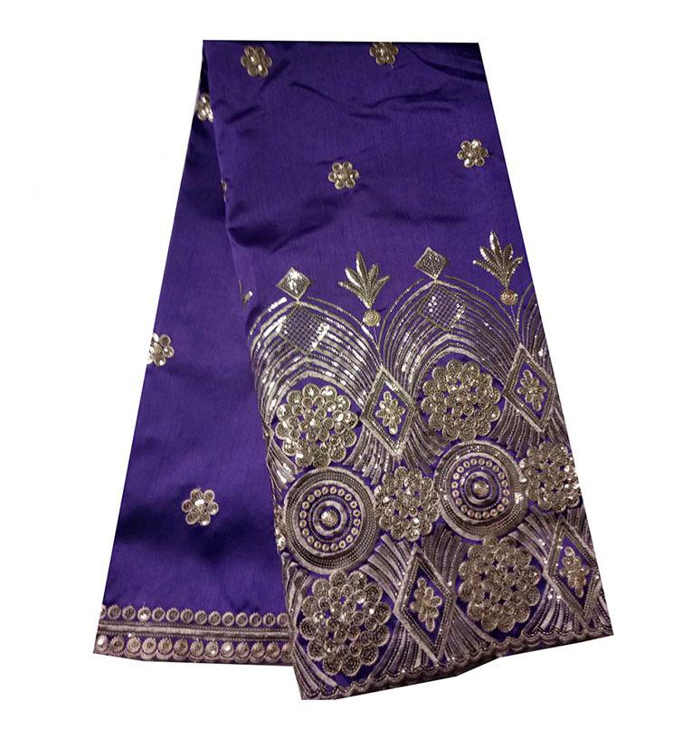 Indian Dubai Embroidered African Lace George (5 Yards Per Piece) | GLZ5027 | AFRS433