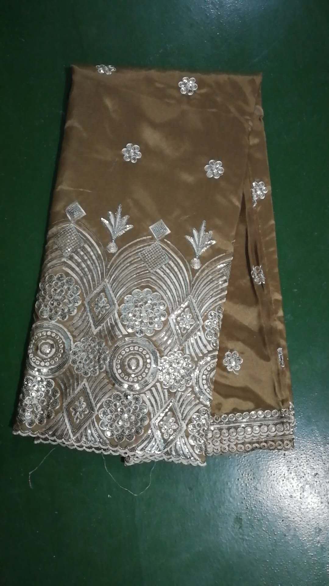 Indian Dubai Embroidered African Lace George (5 Yards Per Piece) | GLZ5032 | AFRS439