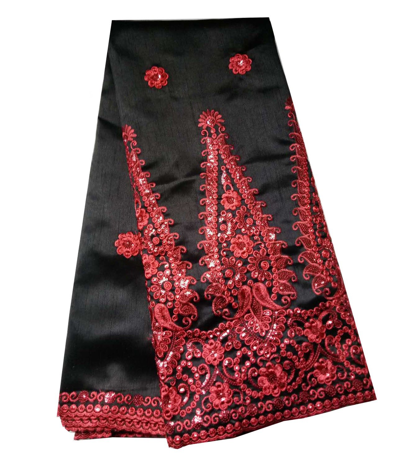 Indian Dubai Embroidered African Lace George (5 Yards Per Piece) | GLZ5039 | AFRS446