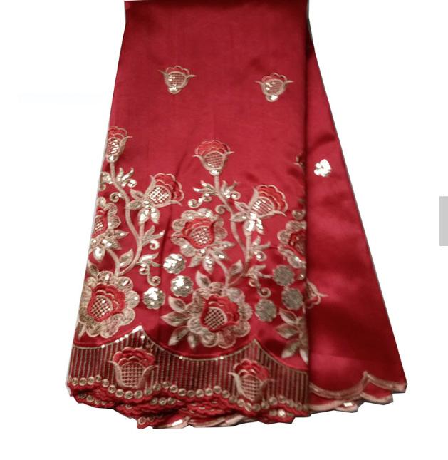 Indian Dubai Embroidered African Lace George (5 Yards Per Piece) | GLZ5050 | AFRS459