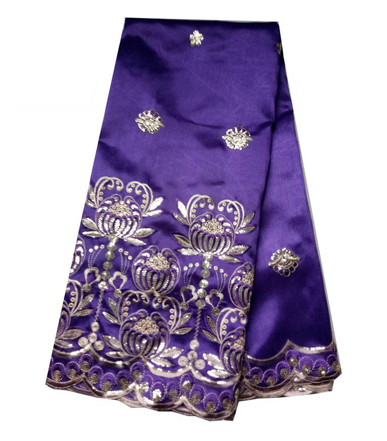 Indian Dubai Embroidered African Lace George (5 Yards Per Piece) | GLZ5038 | AFRS445