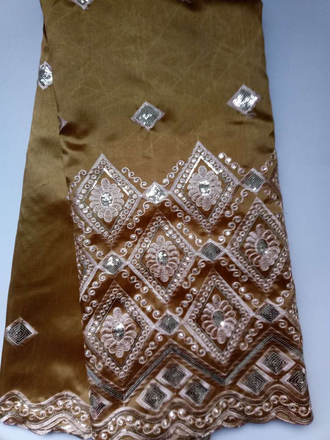 Indian Dubai Embroidered African Lace George (5 Yards Per Piece) | GLZ507 | AFRS462