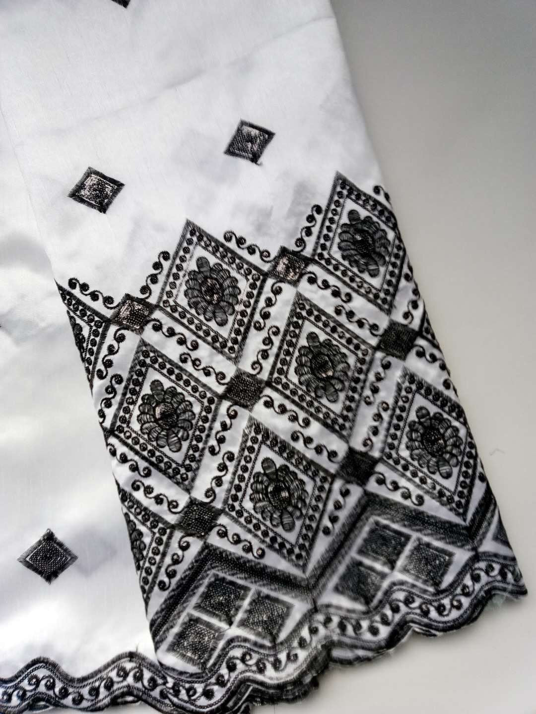 Indian Dubai Embroidered African Lace George (5 Yards Per Piece) | GLZ509 | AFRS464