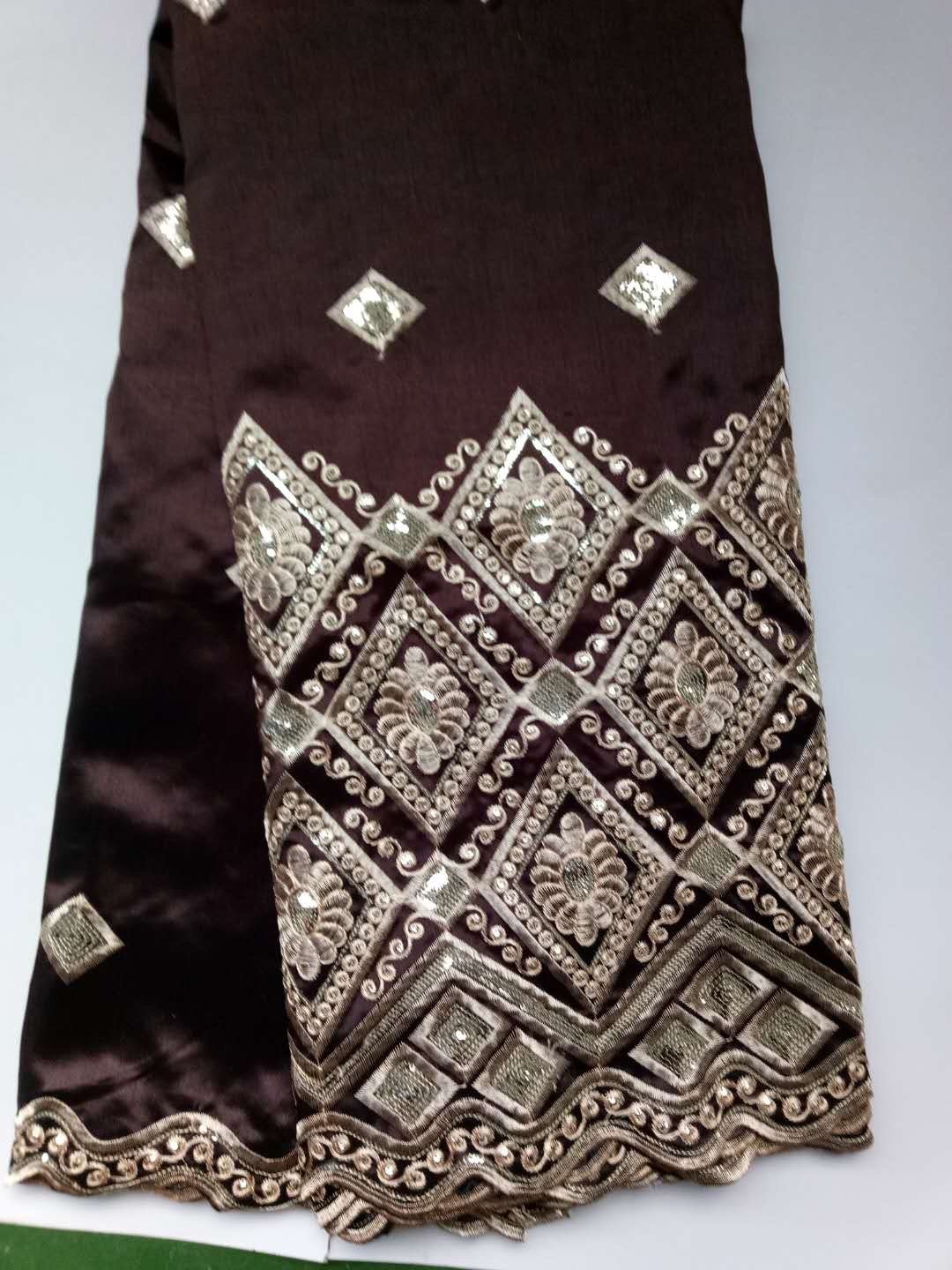 Indian Dubai Embroidered African Lace George (5 Yards Per Piece)| GLZ5013 | AFRS418