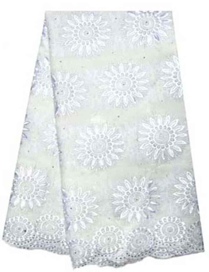 Designer Lace Fabric (5 Yards Per Piece) | LDD408 | AFRS385