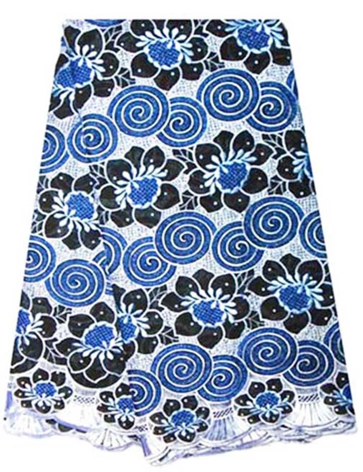 Designer Lace Fabric (5 Yards Per Piece) | LDD4010 | AFRS369