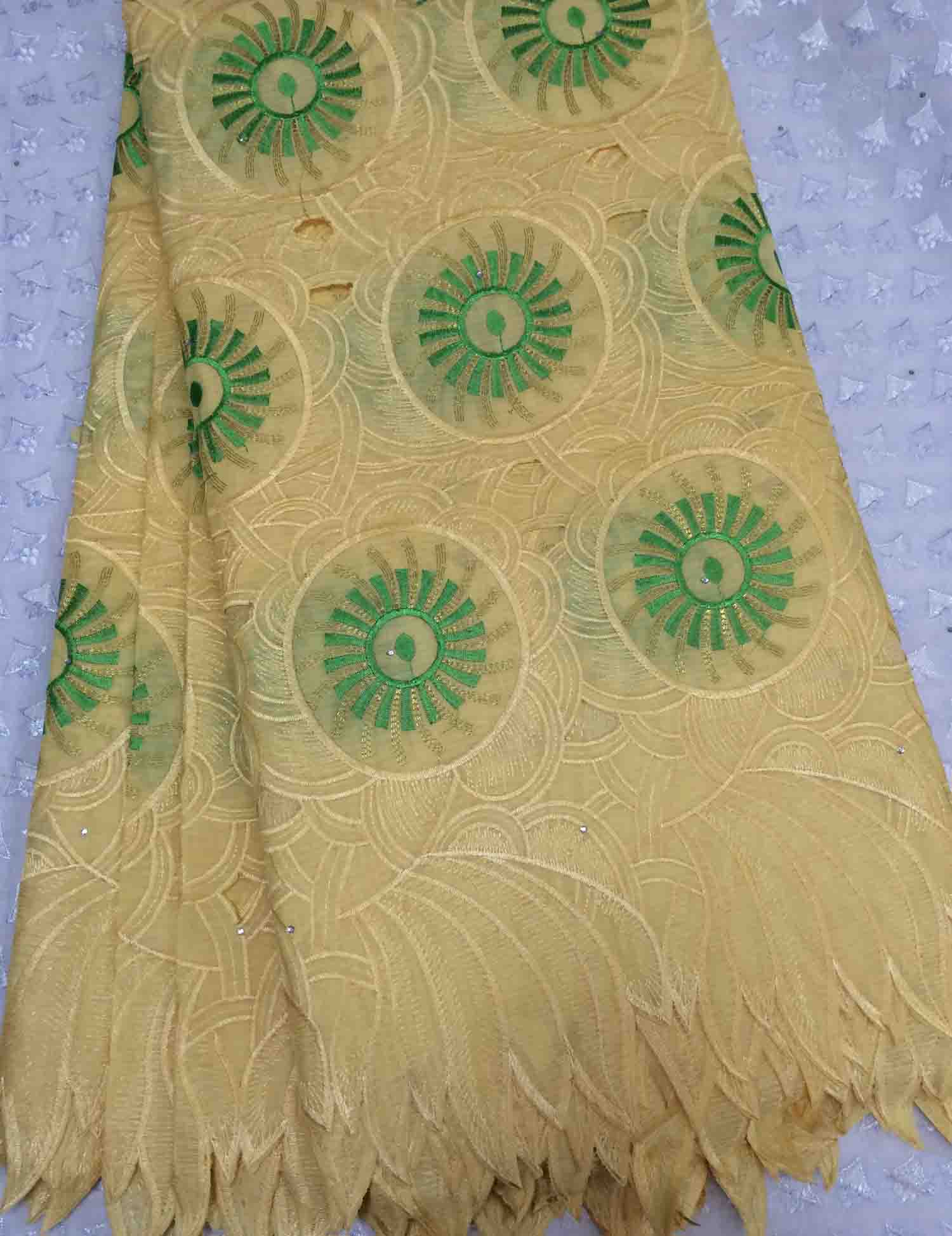 Designer Lace Fabric (5 Yards Per Piece) | LDD4019 | AFRS378